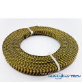 Pattern braided cable protection network pipe